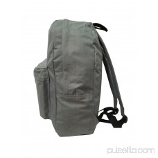 K-Cliffs Backpack Classic School Bag Basic Daypack Simple Book Bag 16 Inch Navy 564848089